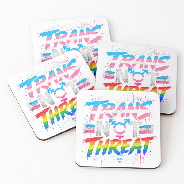 Item preview, TRANS NOT THREAT designed and sold by HorrorInkStudio.