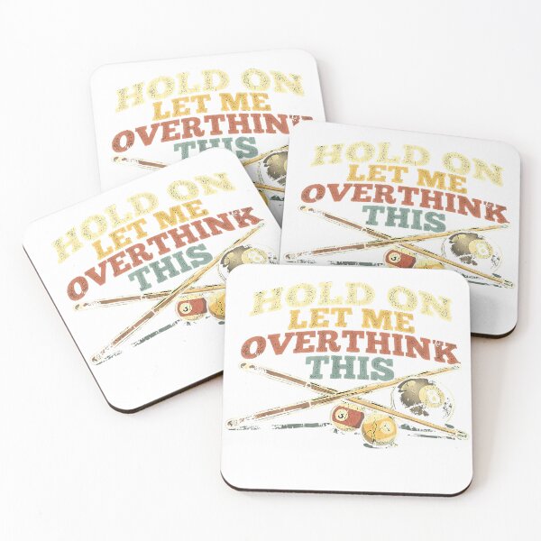 Item preview, Hold On Let Me Overthink This Funny Billiards Pool Retro T-Shirt designed and sold by RKdrawings.