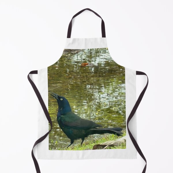 Item preview, Grackle: Bold and Iridescent Backyard Blackbird. designed and sold by Pearls1.