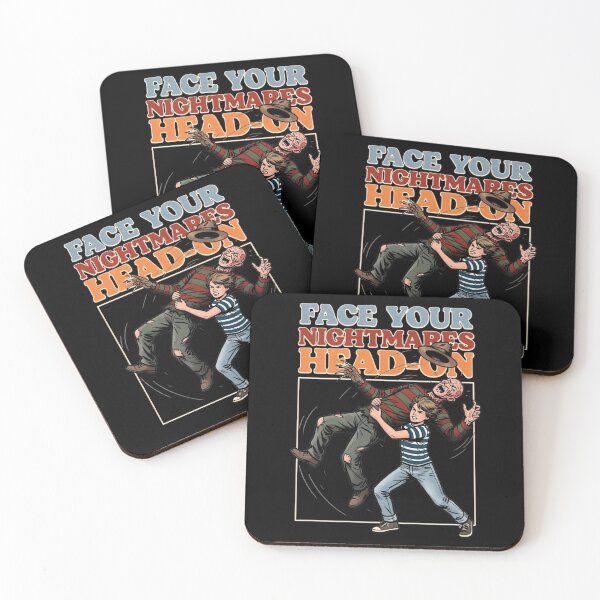 Item preview, Face Your Nightmares Head-On Retro Mashup designed and sold by Sunnay1989.