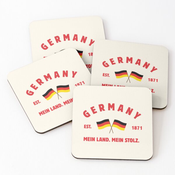 Item preview, Germany Mein Land Mein Stolz Crossed Flags Est 1871 designed and sold by AVNGR-Design.