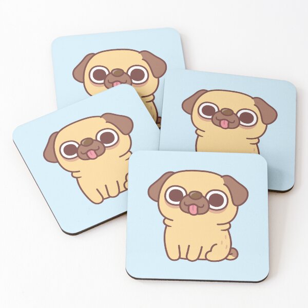 Item preview, Cute Seated Fawn Pug  designed and sold by rustydoodle.