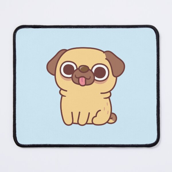 Item preview, Cute Seated Fawn Pug designed and sold by rustydoodle.