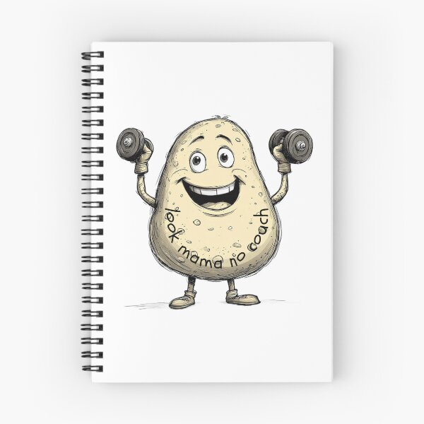 Item preview, Look Mama No Coach - Funny Weightlifting Couch Potato Gym Art designed and sold by dcohea.