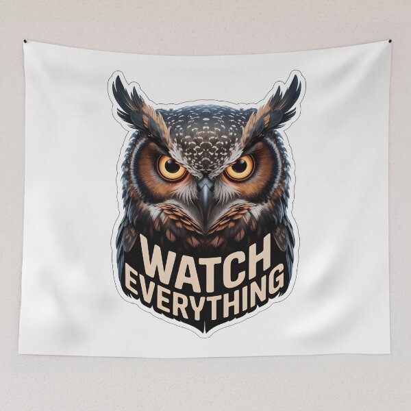 Item preview, Watch Everything Mechanical Owl designed and sold by SurajDesigns.