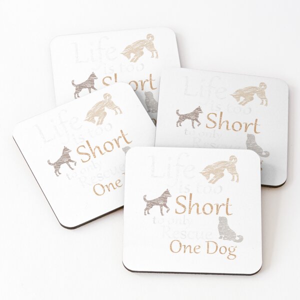 Item preview, Life is Too Short to Only Rescue One Dog Foster Mom Gift T-Shirt designed and sold by RKdrawings.