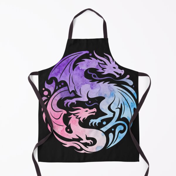 Item preview, Romantasy Watercolor Dragons Celestial Bookish Art designed and sold by auxincaftan0o.