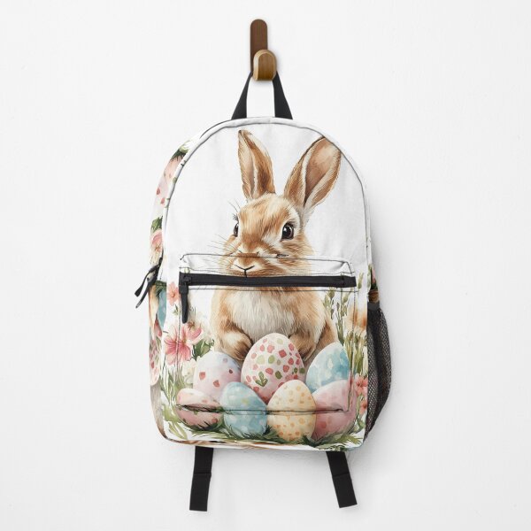 Item preview, Adorable Easter Bunny with Pastel Spring Eggs designed and sold by colorful-white.