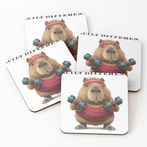 Item preview, Capybara Fitness designed and sold by MegaBlackMarket.