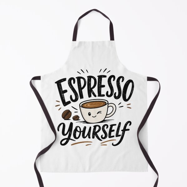 Item preview, Espresso Yourself – Funny Coffee Pun Typography Design designed and sold by TommyArt94.