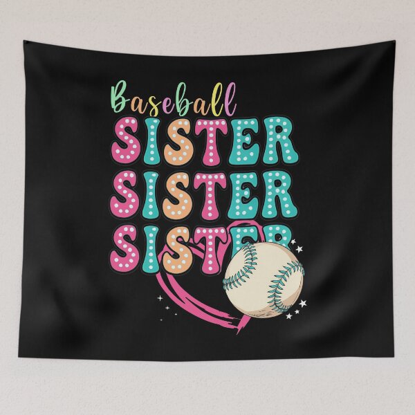 Item preview, Colorful Polka Dot Baseball Sister Retro Design designed and sold by KIROSALS.