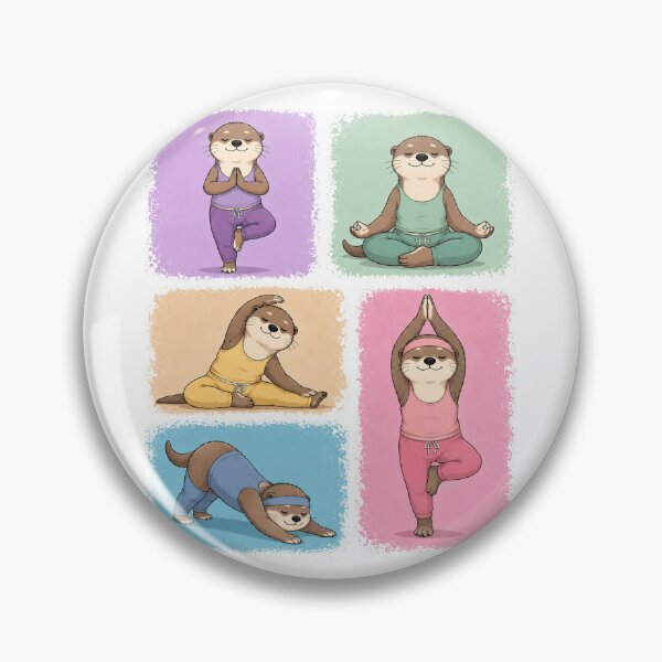 Item preview, Yoga con nutrias: ¡Qué divertidas posturas de yoga! designed and sold by QuiteOrbit.