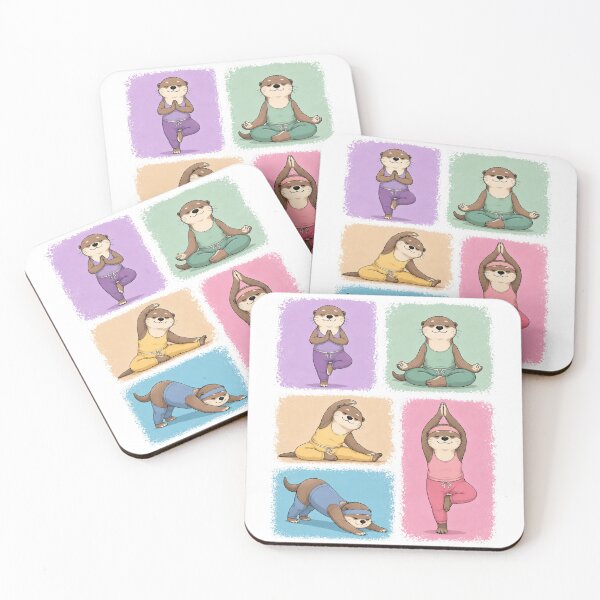 Item preview, Otter Yoga Funny Otter love different Yoga Positions designed and sold by QuiteOrbit.