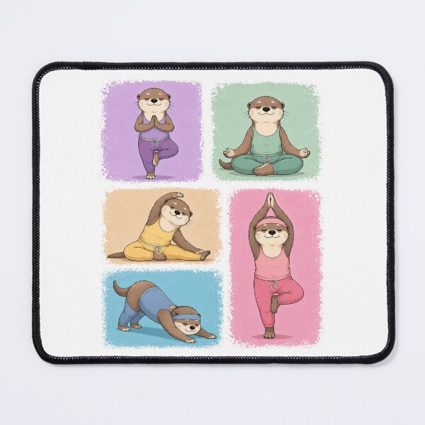 Artikelvorschau, Otter-Yoga – Lustiger Otter liebt verschiedene Yoga-Positionen. entworfen und verkauft von QuiteOrbit.