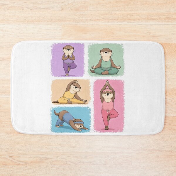 Artikelvorschau, Otter-Yoga – Lustiger Otter liebt verschiedene Yoga-Positionen. entworfen und verkauft von QuiteOrbit.
