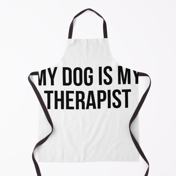Item preview, My Dog Is My Therapist Long Sleeve T-Shirt designed and sold by RKdrawings.