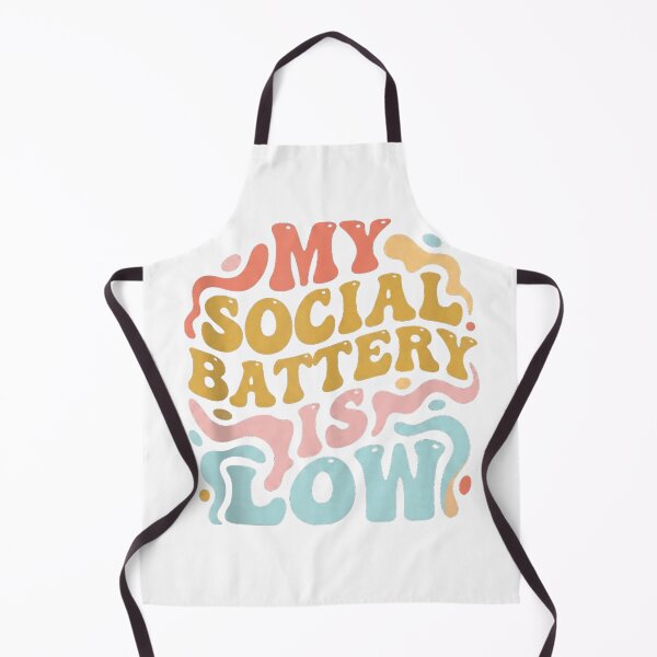Item preview, My Social Battery is Low Funny Introvert Antisocial Humor Ar Tank Top designed and sold by RKdrawings.
