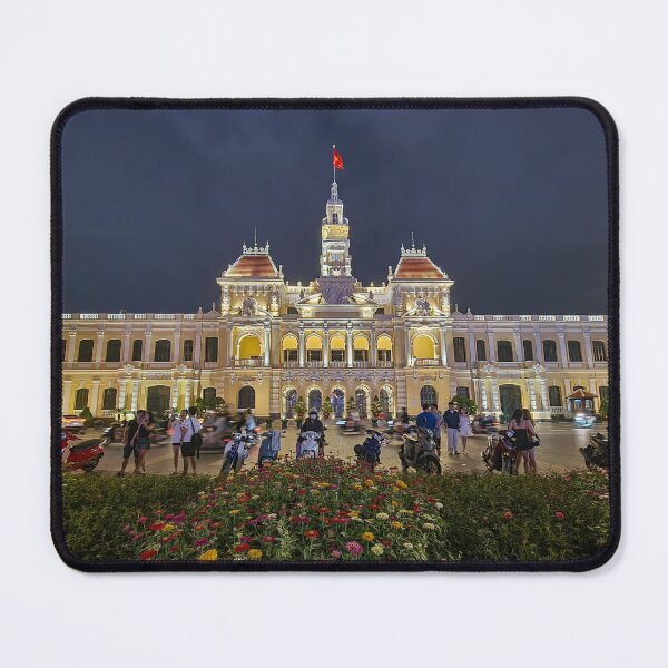 Item preview, Ho Chi Minh City Hall at Night - People's Committee Building | Saigon Cityscape designed and sold by Ross.A.Campbell.