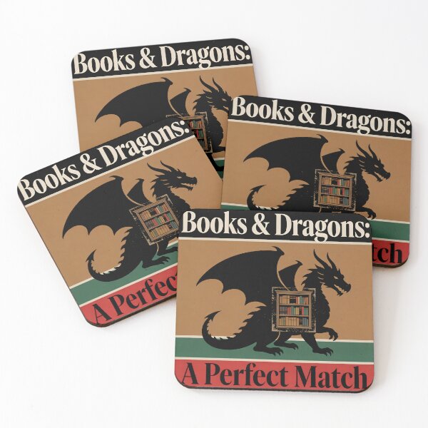 Item preview, Books & Dragons: A Perfect Match Romantasy Art designed and sold by auxincaftan0o.