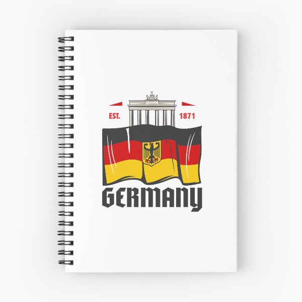 Item preview, Germany Brandenburg Gate Flag Eagle Heritage Est 1871 designed and sold by AVNGR-Design.