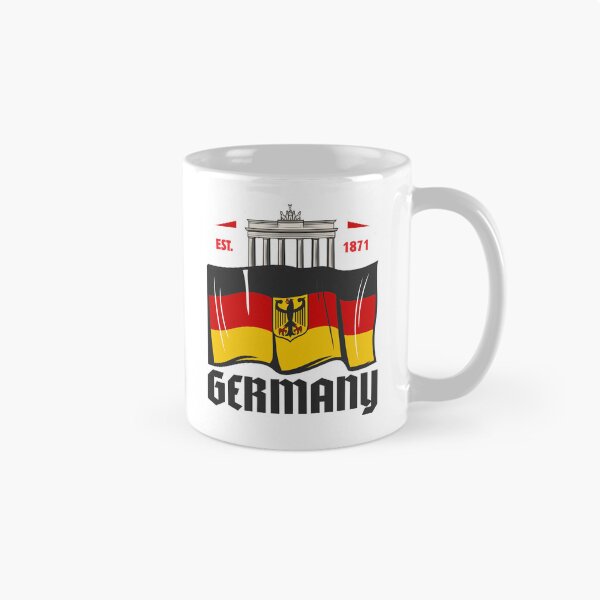 Item preview, Germany Brandenburg Gate Flag Eagle Heritage Est 1871 designed and sold by AVNGR-Design.