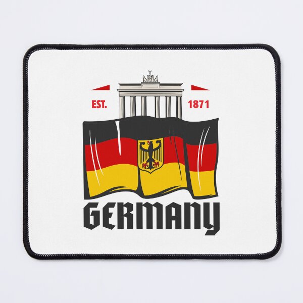 Item preview, Germany Brandenburg Gate Flag Eagle Heritage Est 1871 designed and sold by AVNGR-Design.