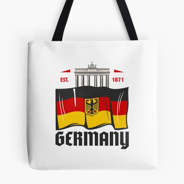 Item preview, Germany Brandenburg Gate Flag Eagle Heritage Est 1871 designed and sold by AVNGR-Design.