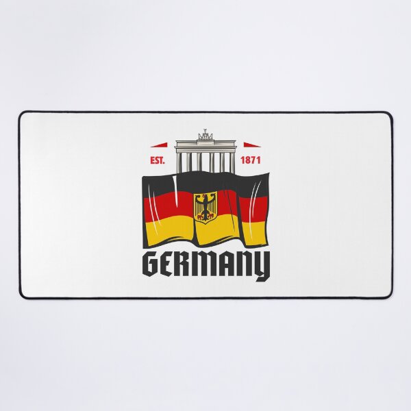Item preview, Germany Brandenburg Gate Flag Eagle Heritage Est 1871 designed and sold by AVNGR-Design.