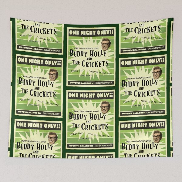 Item preview, Buddy Holly One Night Only Green designed and sold by Normbot2000.