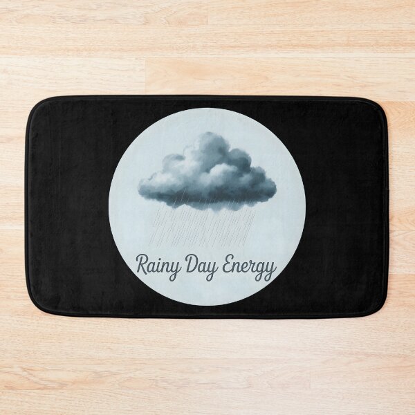 Item preview, Rainy Day Energy Cozy Weather Aesthetic Shirt designed and sold by ImaginedSpace7.