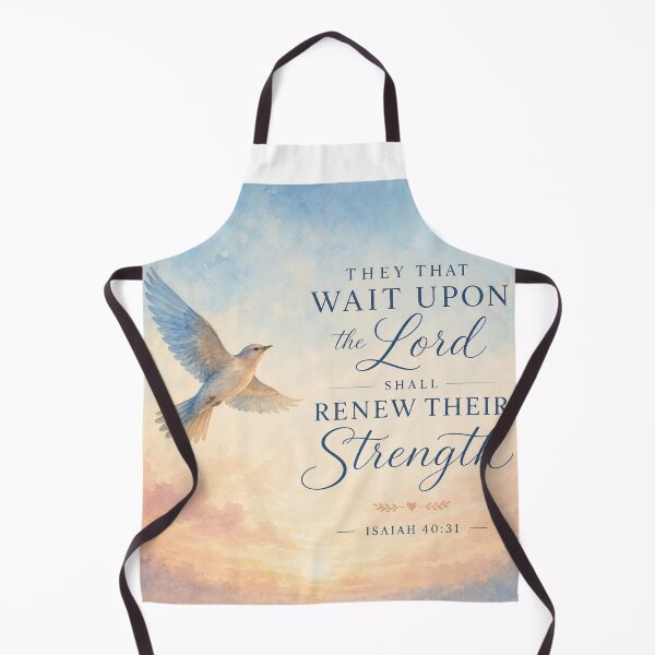 Item preview, They That Wait Upon The Lord Shall Renew Their Strength Isaiah 40:31 Watercolor designed and sold by ebocraft.