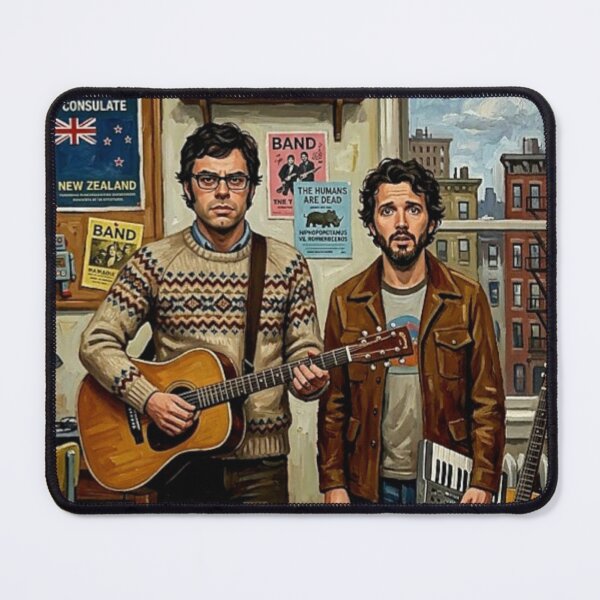 Item preview, Flight of the Conchords: New Zealand's Fourth Most Popular Folk Duo designed and sold by Art's Diner.
