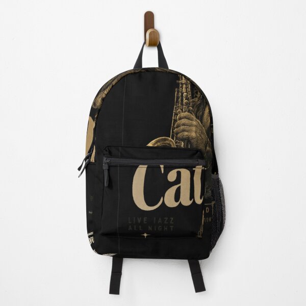 Item preview, Catty G Jazz Cat Vintage Saxophone Music T-Shirt designed and sold by ThreadTheory976.
