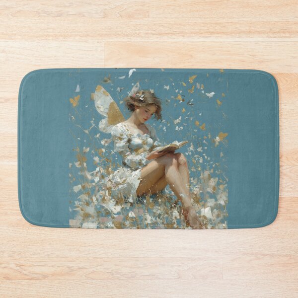 Item preview, Ethereal Fairy Reading in a Golden Meadow designed and sold by colorful-white.