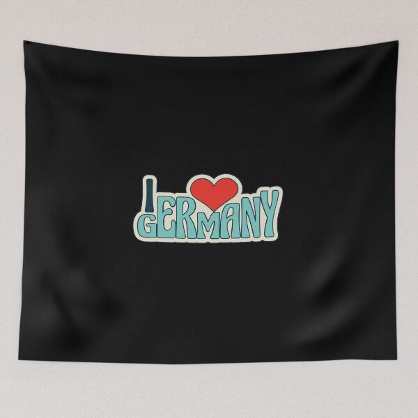 Item preview, I Love Germany Retro 70s Groovy designed and sold by AVNGR-Design.