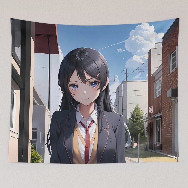 Item preview, Mai Sakurajima Bunny Girl Senpai School Uniform City Calm designed and sold by bystudiolereve.