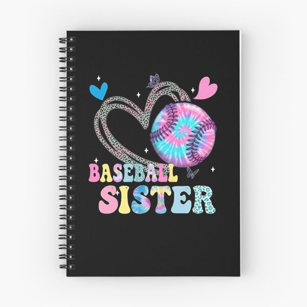 Item preview, Tie Dye Baseball Sister Leopard Heart designed and sold by KIROSALS.