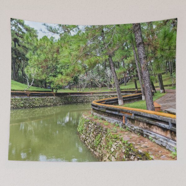Item preview, Gardens of Tu Duc Tomb, Hue - Imperial Vietnam | UNESCO World Heritage Nature Art designed and sold by Ross.A.Campbell.