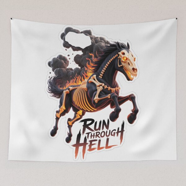 Item preview, Run Through Hell Skeletal Horse designed and sold by SurajDesigns.
