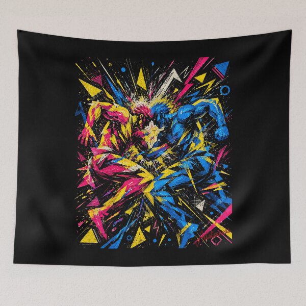 Item preview, Explosive Pop Art Athletes Energy Clash designed and sold by Artisticanvas.