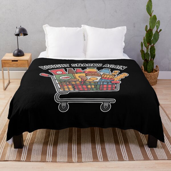 Item preview, Bought Snacks Again Funny Grocery Humor Shirt designed and sold by ImaginedSpace7.