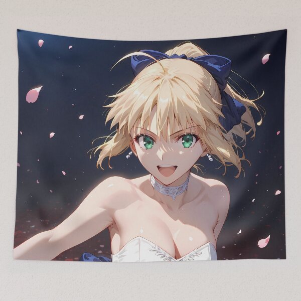 Item preview, Saber Fate Stay Night Radiant Bridal Petal Dance designed and sold by bystudiolereve.