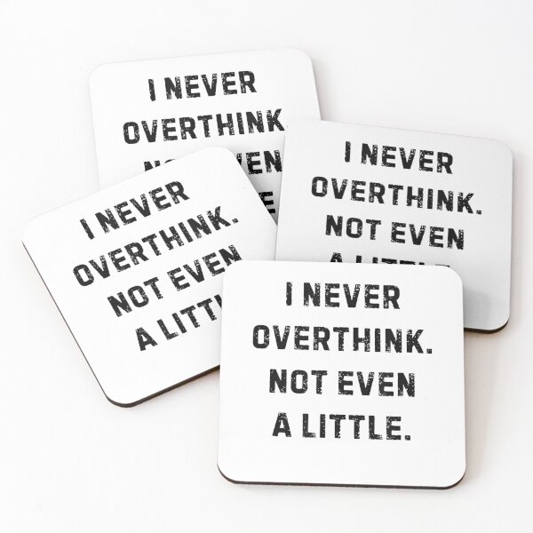 Item preview, I Never Overthink Not Even A Little Funny White Lie Party T-Shirt designed and sold by kevincuellar.