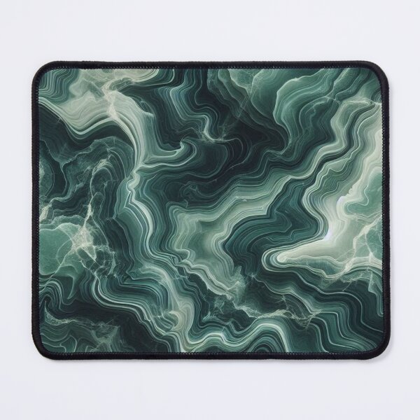 Item preview, Deep Emerald Marble Swirl Luxury Nature Aesthetic designed and sold by WildStroke.