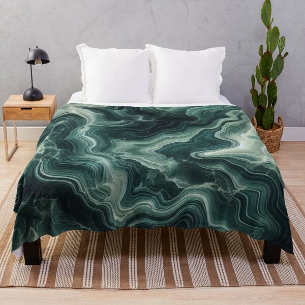 Item preview, Deep Emerald Marble Swirl Luxury Nature Aesthetic designed and sold by WildStroke.