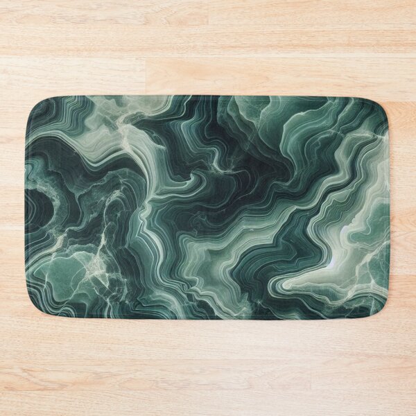 Item preview, Deep Emerald Marble Swirl Luxury Nature Aesthetic designed and sold by WildStroke.