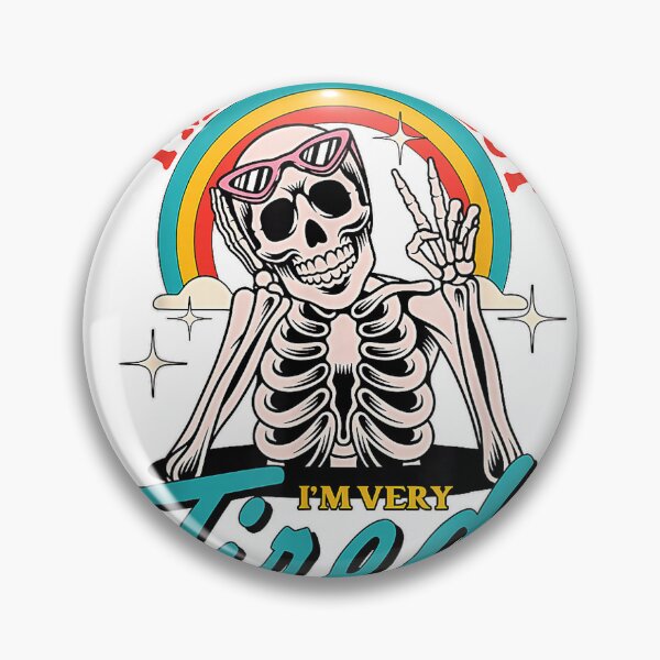 Item preview, I'm Trying But I'm Very Tired Funny Skeleton T-Shirt designed and sold by kevincuellar.