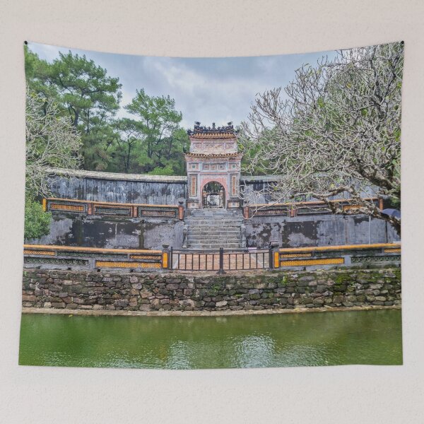 Item preview, Mausoleum of Emperor Tu Duc Hue - Imperial Tomb | Vietnam UNESCO Heritage Art designed and sold by Ross.A.Campbell.