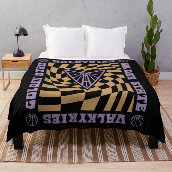 Item preview, Wnba Golden State Valkyries Retro Wavy Checkerboard designed and sold by RichDisign.