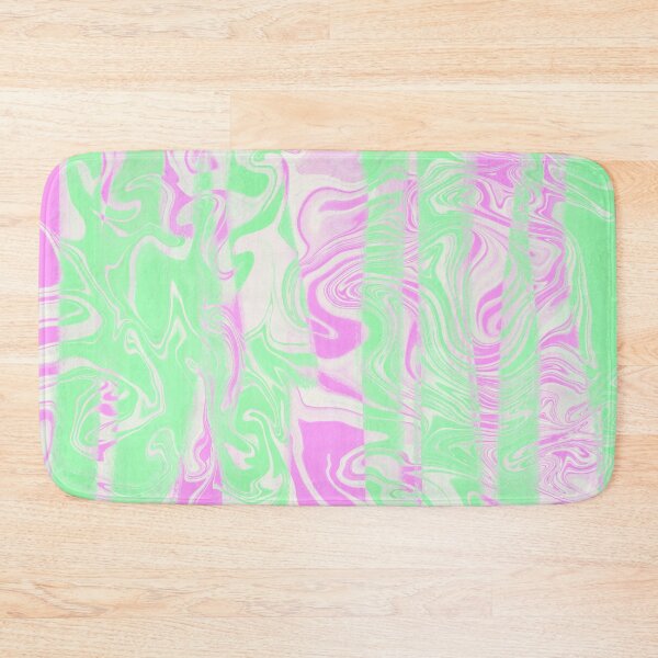 Item preview,  Pink  green and white abstract fluid art designed and sold by SweetLilith.